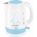 CONCEPT RK-2260bl Wasserkocher 1,7 L mit blauem Muster rk2260bl