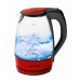 CONCEPT RK-4030 Wasserkocher inkl. LED-Innenbeleuchtung, 1,7 Liter, 2200W, rk4030re