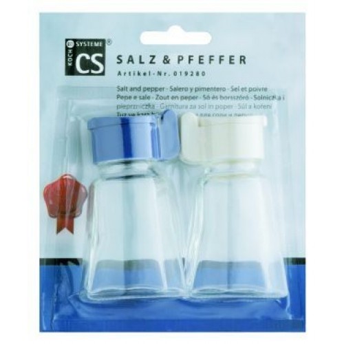 CS KOCHSYSTEME Salz und Pfeffer, Glas CSS019280 CS KOCHSYSTEME Salz und Pfeffer, Glas CSS019280