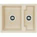 ALVEUS Cubo 20 Algranitspüle, 620 x 500 mm, beige 1067416