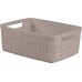 CURVER JUTE S 5L Körbchen 27 x 20 x 11 cm, taupe 01904-382