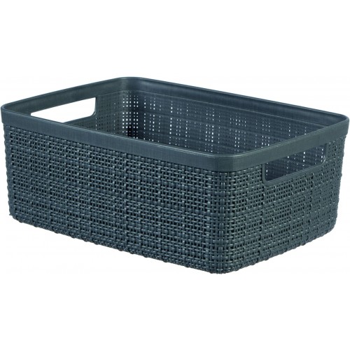 CURVER JUTE S 5L Körbchen 27 x 20 x 11 cm, dunkelgrau 01904-G44 CURVER JUTE S 5L Körbchen 27 x 20 x 11 cm, dunkelgrau 01904-G44