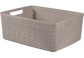 CURVER JUTE M 12L Körbchen 36 x 28 x 15 cm, taupe 01905-382