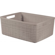 CURVER JUTE M 12L Körbchen 36 x 28 x 15 cm, taupe 01905-382