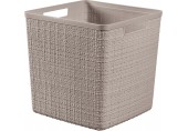 CURVER JUTE 17L Körbchen 28 x 28 x 27 cm, taupe 01906-382