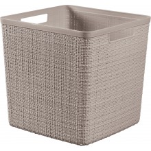 CURVER JUTE 17L Körbchen 28 x 28 x 27 cm, taupe 01906-382