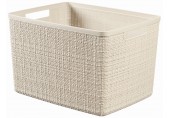 CURVER JUTE L 20L Körbchen 36 x 28 x 23 cm, beige 01907-885