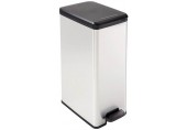 CURVER SLIM BIN 40L Treteimer 25 x 39,3 x 60,7 cm silber metallic 02340-582