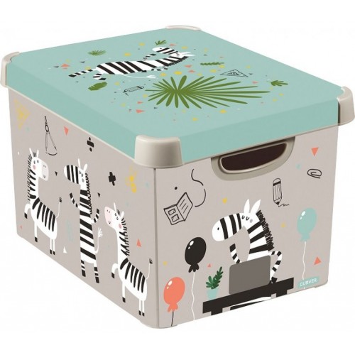 CURVER ZEBRA L Aufbewahrungsbox 39,5 x 24 x 29,5 cm 04711-Z18 CURVER ZEBRA L Aufbewahrungsbox 39,5 x 24 x 29,5 cm 04711-Z18