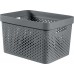 CURVER INFINITY 17L Aufbewahrungsbox 36 x 27 x 22 cm, dunkelgrau 04740-G43