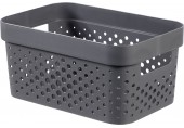 CURVER INFINITY 11L Aufbewahrungsbox 36 x 27 x 14 cm, dunkelgrau 04750-G43