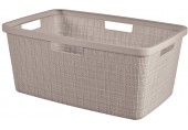 CURVER JUTE 46L Wäschekorb 59 x 39 x 26 cm, taupe 08091-308