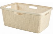 CURVER JUTE 46L Wäschekorb 59 x 39 x 26 cm, beige 08091-885