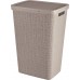 CURVER JUTE 58L Wäschesammler 43 x 34 x 60 cm, taupe 08093-382