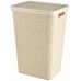 CURVER JUTE 58L Wäschesammler 43 x 34 x 60 cm, beige 08093-885