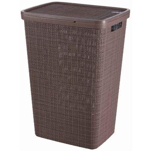 CURVER JUTE 58L Wäschesammler 43 x 34 x 60 cm, braun 08093-J28 CURVER JUTE 58L Wäschesammler 43 x 34 x 60 cm, braun 08093-J28