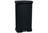 CURVER DECO BIN 50L Rechteckiger Treteimer 39 x 29 x 73 cm schwarz 02162-929