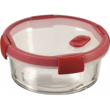 CURVER SMART COOK 0,6 L Glasbehälter 16x7cm Transparent/Rot 00117-472