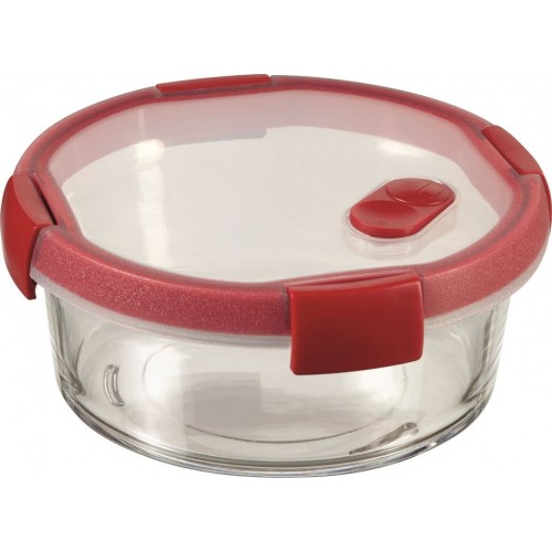 CURVER SMART COOK 0,6 L Glasbehälter 16x7cm Transparent/Rot 00117-472