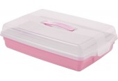 CURVER Kuchenbox, Transportbox 45 x 29,5 x 11,1 cm pink 00415-X51