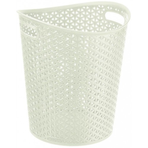 CURVER MY STYLE 12L Papierkorb 29x29x33cm creme 00714-885 CURVER MY STYLE 12L Papierkorb 29x29x33cm creme 00714-885