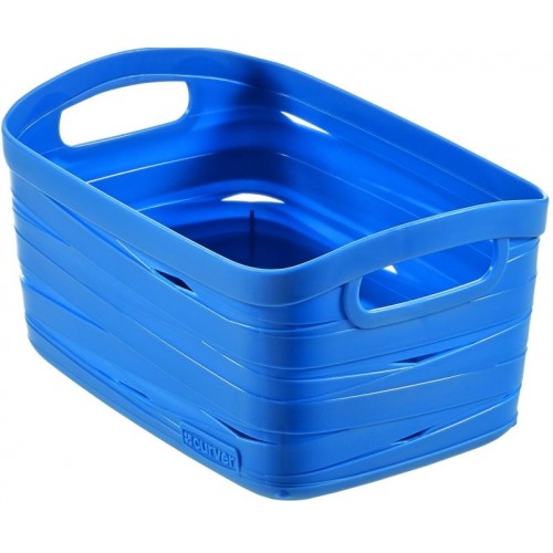 CURVER RIBBON XS Aufbewahrungs korb 13 x 24 x 17 cm, 3 l blau 00728-X08