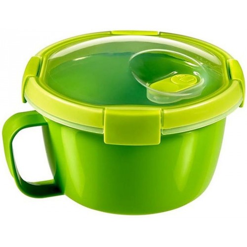 CURVER SMART TO GO 0,9L Suppenbehälter aus Kunststoff 17x11cm grün 00952-Y32