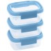 CURVER SMART FRESH 3x0,2L 12x9x15cm transparent/blau 00993-284