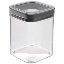 CURVER DRY CUBE 1,3L Vorratsdose 11,8x11,8x14,8cm transparent/grau 00996-840