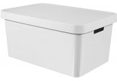 CURVER INFINITY 45L Aufbewahrungsbox mit Deckel 56 x 27 x 39 cm weiß 01721-N23