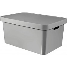 CURVER INFINITY 45L Aufbewahrungsbox mit Deckel 56 x 27 x 39 cm grau 01721-099