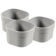 CURVER INFINITY DIVIDER XS 3-Tlg. Set Schubladenorganizer 8 x 8 x 5 cm grau 01722-099