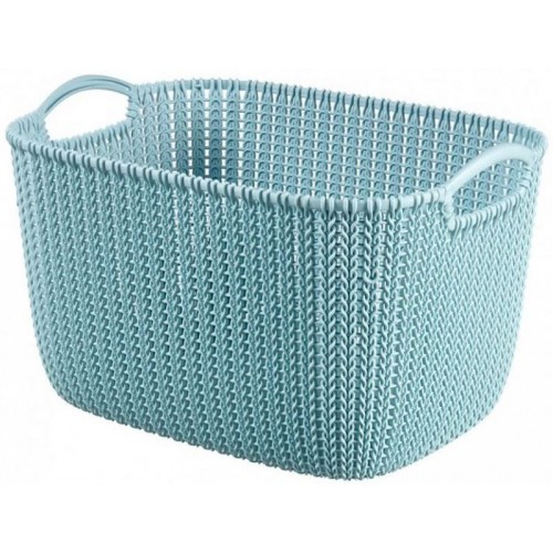 CURVER KNIT L 19L Korb 40 x 23 x 30 cm misty blue 03670-X60