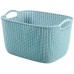 CURVER KNIT L 19L Korb 40 x 23 x 30 cm misty blue 03670-X60