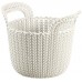 CURVER KNIT XS 3L Aufbewahrungskorb rund 23 x 19 x 19 cm creme 03671-X64