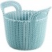 CURVER KNIT XS 3L Korb rund 23x19x19 cm graublau 03671-X60