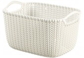 CURVER KNIT S 8L Aufbewahrungskorb 30 x 22 x 17 cm creme 03674-X64