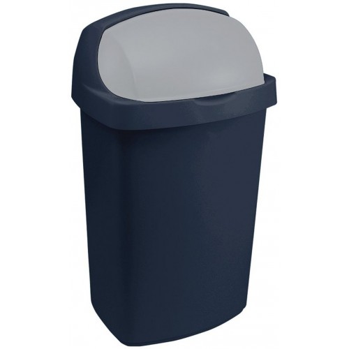 CURVER ROLL TOP 10L Mülleimer 24x21,5x41,5cm blau 03974-266 CURVER ROLL TOP 10L Mülleimer 24x21,5x41,5cm blau 03974-266