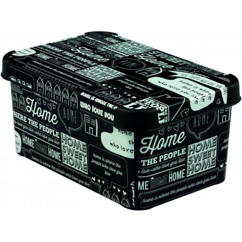 CURVER HOME S Aufbewahrungsbox 29,5 x 13,5 x 19,5 cm schwarz 04710-H12