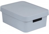 CURVER INFINITY 11L Aufbewahrungsbox mit Deckel 36 x 14 x 27 cm grau 04752-099