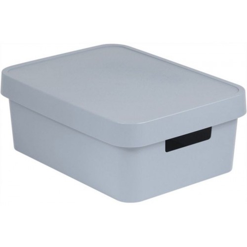 CURVER INFINITY 11L Aufbewahrungsbox mit Deckel 36 x 14 x 27 cm grau 04752-099