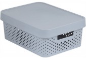 CURVER INFINITY 11L Aufbewahrungsbox mit Deckel 36 x 14 x 27 cm grau 04753-099