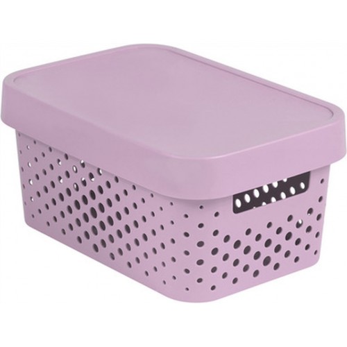 CURVER INFINITY 4,5L Aufbewahrungsbox mit Deckel 27 x 12 x 19 cm pink 04760-X51