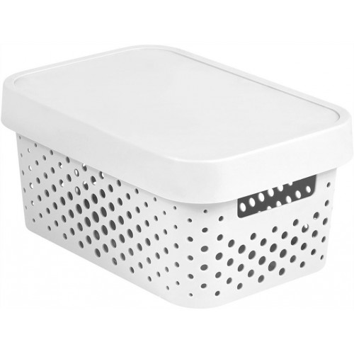 CURVER INFINITY 4,5L Aufbewahrungsbox mit Deckel 27 x 12 x 19 cm weiß 04760-N23 CURVER INFINITY 4,5L Aufbewahrungsbox mit Deckel 27 x 12 x 19 cm weiß 04760-N23