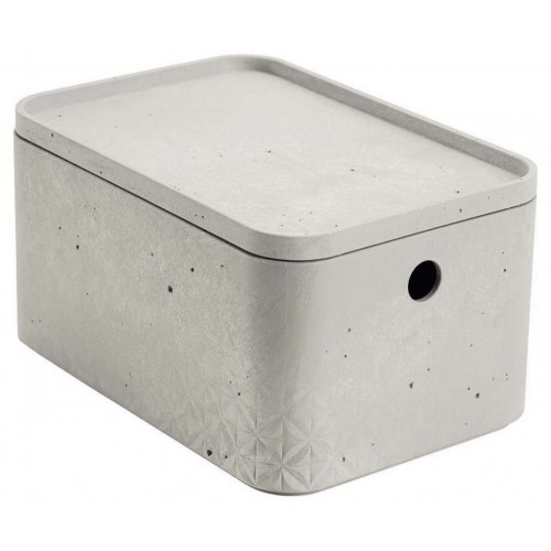 CURVER BETON S 4L Aufbewahrungsbox mit Deckel 25x17x13cm 04776-021