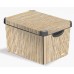 B-Ware CURVER Aufbewahrungsbox L BAMBOO, 25 x 39,5 x 29,5 cm, beschädigter Deckel
