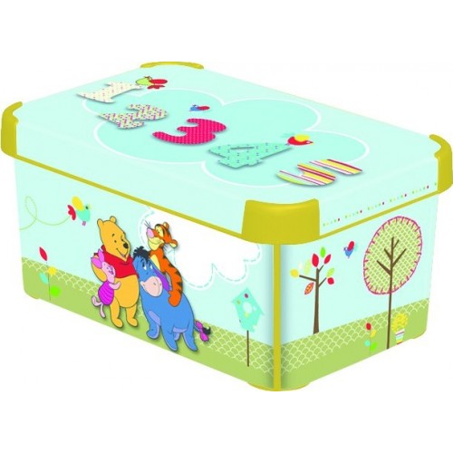 CURVER Deco´s Aufbewahrungsbox S Winnie the Pooh, 29,5 x 19,5 x 13,5 cm, 04710-D58