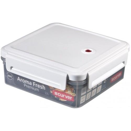 CURVER AROMA FRESH Premium, 20 x 20 x 8,1 cm, 2,1 L, quadratisch 00377-540