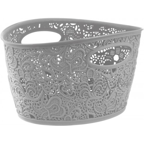 CURVER VICTORIA Korb 29 x 16 x 21 cm grau 02205-099 CURVER VICTORIA Korb 29 x 16 x 21 cm grau 02205-099