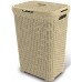 CURVER Wäschekorb RATTAN, 44,8 x 61,5 x 34,1 cm, 60l - creme, 00707-885 BESCHÄDIGT